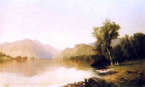  John Williamson Bolton's Landing, Lake George - Hand Painted Oil Painting