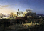  Leo Von Klenze The Acropolis at Athens - Hand Painted Oil Painting