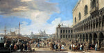  Luca Carlevaris Venice: A View of the Molo - Hand Painted Oil Painting