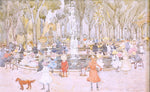  Maurice Prendergast In Central Park, New York - Hand Painted Oil Painting