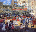  Maurice Prendergast Madison Square - Hand Painted Oil Painting