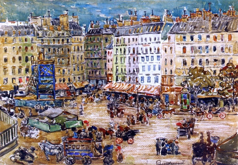  Maurice Prendergast Montparnasse - Hand Painted Oil Painting