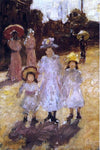  Maurice Prendergast Sunday Morning, Paris - Hand Painted Oil Painting