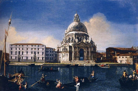  Michele Marieschi The Grand Canal with Santa Maria della Salute - Hand Painted Oil Painting
