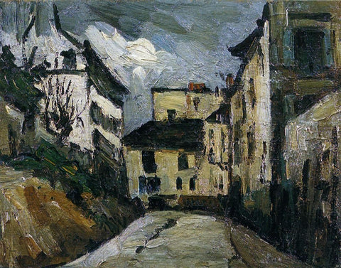  Paul Cezanne Rue des Saules, Montmartre - Hand Painted Oil Painting