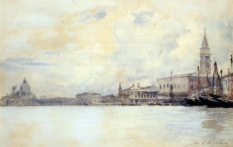  Paul Signac The Entrance to the Grand Canal, Venice - Hand Painted Oil Painting
