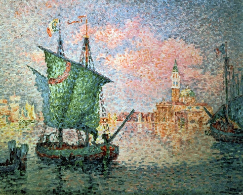  Paul Signac Venice - The Pink Cloud - Hand Painted Oil Painting