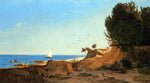  Paul-Camille Guigou Around the Cap-Couronne near Marseille - Hand Painted Oil Painting