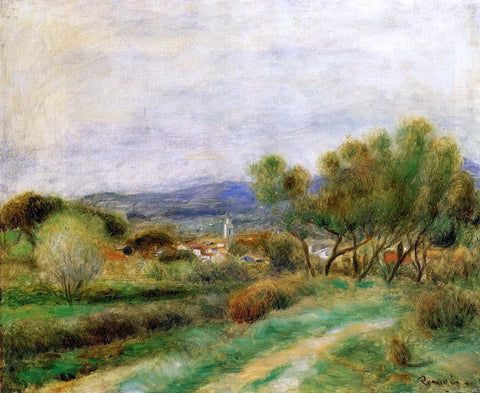  Pierre Auguste Renoir View of La Sayne - Hand Painted Oil Painting