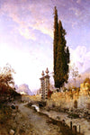  Robert Russ Landscape In Northern Italy - Hand Painted Oil Painting