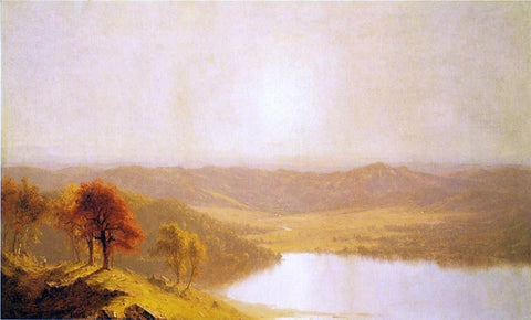  Sanford Robinson Gifford A View from the Berkshire Hills, near Pittsfield, Massachusetts - Hand Painted Oil Painting