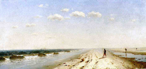  Sanford Robinson Gifford Fire Island Beach - Hand Painted Oil Painting