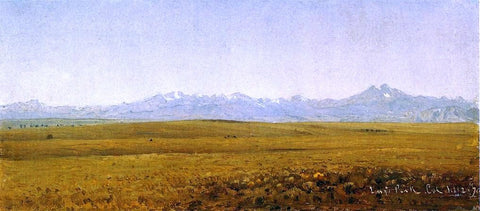  Sanford Robinson Gifford Long's Peak, Colorado - Hand Painted Oil Painting