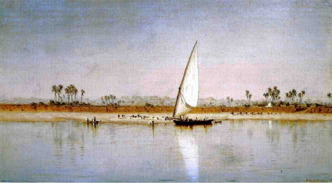  Sanford Robinson Gifford On the Nile - Hand Painted Oil Painting