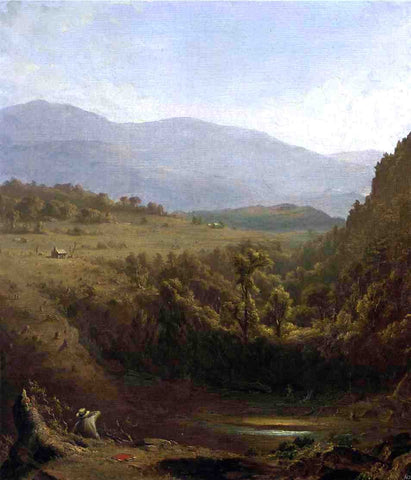  Sanford Robinson Gifford Scene in the Catskills - Hand Painted Oil Painting