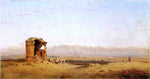  Sanford Robinson Gifford Torre dei Schiavi - Roman Campagna - Hand Painted Oil Painting