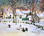  Theodore Wendel Sledding, Ipswich, Massachusetts - Hand Painted Oil Painting