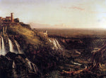  Thomas Cole The Cascatelli, Tivoli, Looking Towards Rome (also known as View of Rome from Tivoli) - Hand Painted Oil Painting