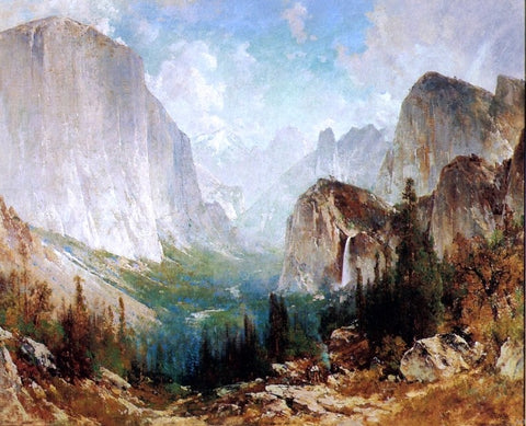  Thomas Hill After the Storm, Yosemite Valley - Hand Painted Oil Painting