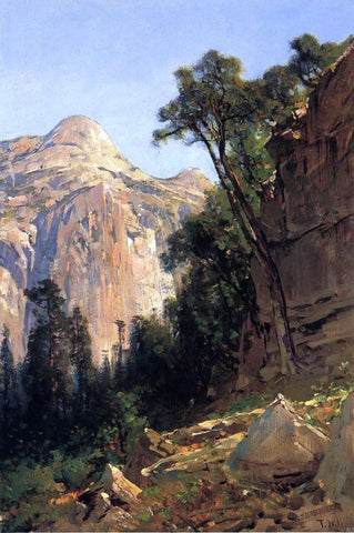  Thomas Hill North Dome, Yosemite Valley - Hand Painted Oil Painting