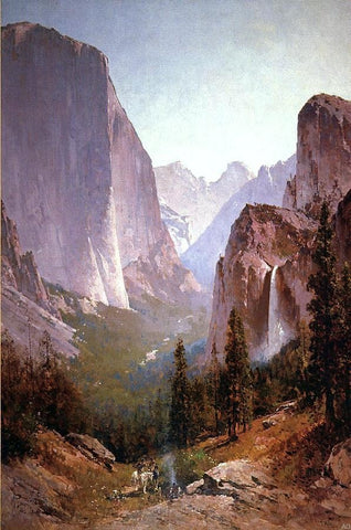  Thomas Hill Yosemite - Hand Painted Oil Painting