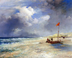  Thomas Moran East Hampton Beach - Hand Painted Oil Painting