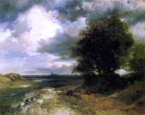  Thomas Moran East Moriches - Hand Painted Oil Painting