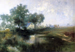  Thomas Moran Misty Morning, Appaquogue - Hand Painted Oil Painting