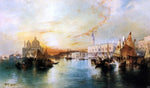  Thomas Moran Venice from the Lagoon - Hand Painted Oil Painting