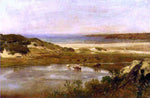  Thomas Worthington Whittredge By the Sea, Newport, Rhode Island - Hand Painted Oil Painting