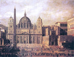  Viviano Codazzi St Peter's, Rome - Hand Painted Oil Painting