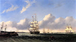  William Bradford The Port of New Bedford from Crow Island - Hand Painted Oil Painting