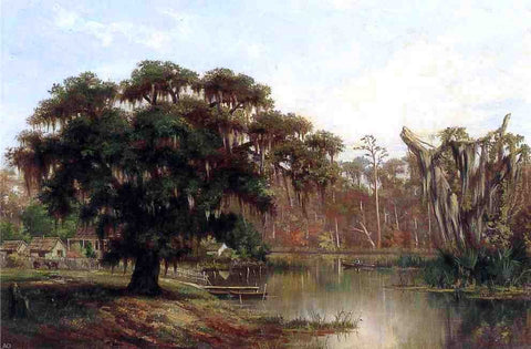  William Henry Buck Louisiana Bayou - Hand Painted Oil Painting