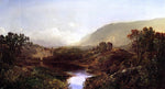  William Louis Sonntag Mountain Landscape, New York State - Hand Painted Oil Painting