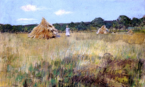  William Merritt Chase Grain Field, Shinnecock Hills - Hand Painted Oil Painting