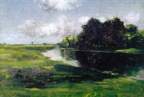  William Merritt Chase Long Island Landscape after a Shower of Rain - Hand Painted Oil Painting
