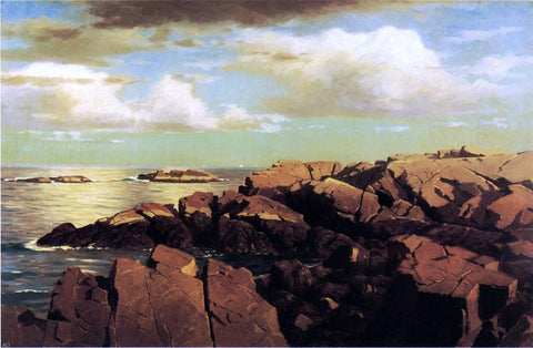  William Stanley Haseltine After a Shower, Nahant, Massachusetts - Hand Painted Oil Painting