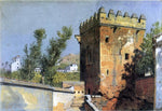  William Stanley Haseltine A View from the Alhambra, Spain - Hand Painted Oil Painting