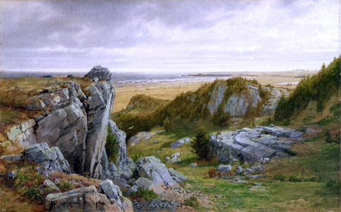  William Trost Richards Near Parsdise, Newport - Hand Painted Oil Painting