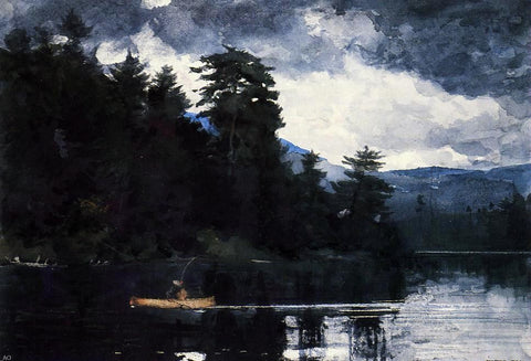  Winslow Homer Adirondack Lake - Hand Painted Oil Painting