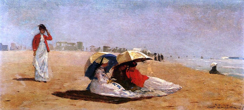  Winslow Homer East Hampton, Long Island - Hand Painted Oil Painting