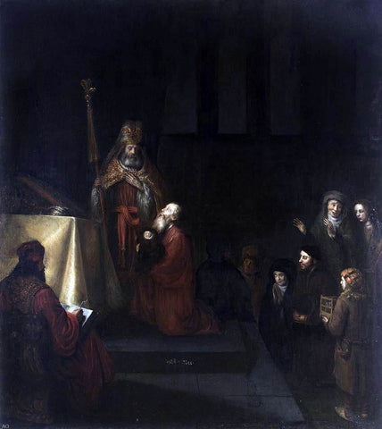  Abraham Van Dijck Presentation in the Temple - Hand Painted Oil Painting