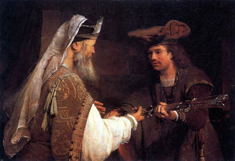  Aert De Gelder Ahimelech Giving the Sword of Goliath to David - Hand Painted Oil Painting