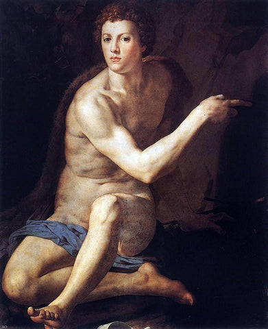  Agnolo Bronzino St. John the Baptist - Hand Painted Oil Painting