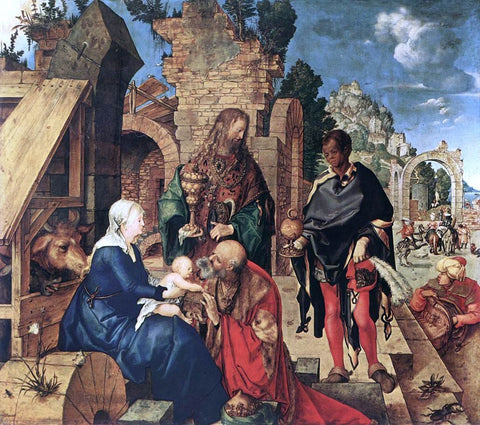  Albrecht Durer Adoration of the Magi - Hand Painted Oil Painting