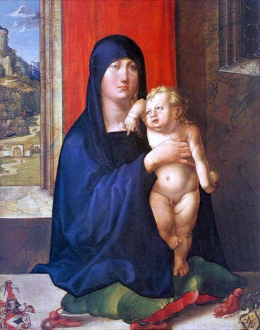  Albrecht Durer Madonna and Child - Hand Painted Oil Painting