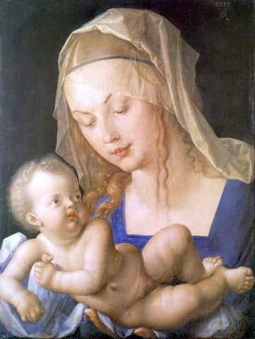  Albrecht Durer Madonna and Child with a Pear - Hand Painted Oil Painting
