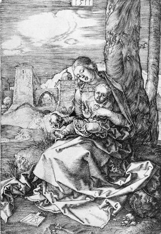  Albrecht Durer Madonna with the Pear - Hand Painted Oil Painting