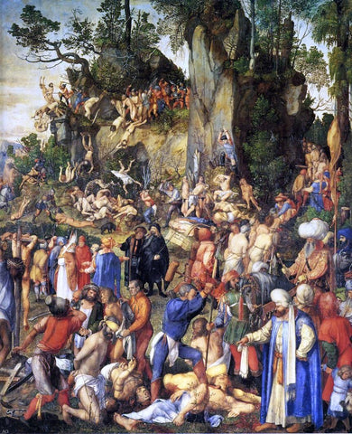  Albrecht Durer Martyrdom of the Ten Thousand - Hand Painted Oil Painting