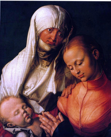  Albrecht Durer Virgin and Child with St. Anne - Hand Painted Oil Painting